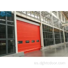 Puerta automática de apilamiento de PVC automático de alta velocidad